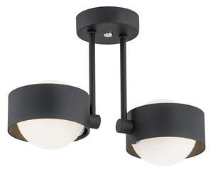 Argon 7089 - Lustr na tyči MASSIMO PLUS 2xG9/6W/230V černá