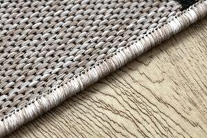 Balta Kusový koberec Sisal FLOORLUX 20608 Marokánsky vzor stříbrný / černý Rozměr: 160x230 cm