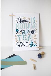 Print s motivem A Nice Cup of Tea Printintin, formát A4