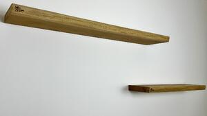 Melzevo Dřevěná police, dub 110 x 22 x 4 cm