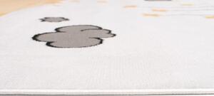 Makro Abra Dětský kusový koberec LUNA DS79B Mráčky žlutý / bílý Rozměr: 200x300 cm