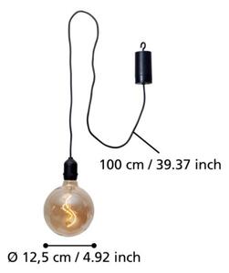 Eglo 900211 - LED Venkovní závěsné svítidlo VIGNANELLO LED/0,06W/6V IP44 béžová