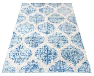Makro Abra Kusový koberec HAPPY H326A modrý / bílý Rozměr: 140x200 cm