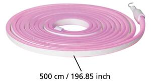 Eglo 900219 - LED Pásek FLATNEONLED LED/96W/24V 5 m IP44 růžová