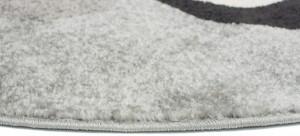 Makro Abra Kulatý dětský koberec HAPPY E673A Medvídek šedý Rozměr: průměr 120 cm