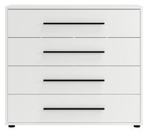 Komoda MAXIONE K4SZ MX-03 Barva: Matná bílá