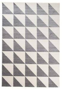Makro Abra Moderní kusový koberec MAROKO T421B šedý bílý Rozměr: 140x190 cm