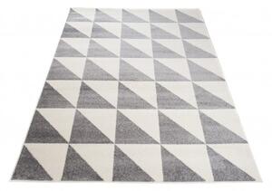 Makro Abra Moderní kusový koberec MAROKO T421B šedý bílý Rozměr: 160x220 cm