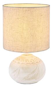 Globo 21625 - Stolní lampa IGA 1xE14/40W/230V béžová/keramika