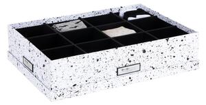 Černo-bílá krabice s přihrádkami Bigso Box of Sweden Jakob