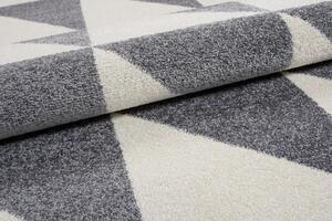 Makro Abra Moderní kusový koberec MAROKO T421B šedý bílý Rozměr: 140x190 cm