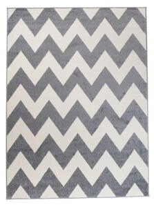 Makro Abra Moderní kusový koberec MAROKO L891A Cik Cak šedý bílý Rozměr: 120x170 cm