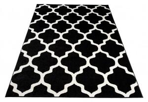 Makro Abra Moderní kusový koberec MAROKO K082A černý bílý Rozměr: 200x290 cm