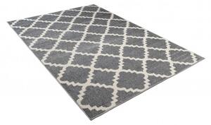 Makro Abra Moderní kusový koberec MAROKO L890A šedý / bílý Rozměr: 140x190 cm