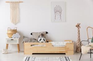 Dětská postel z borovicového dřeva 70x140 cm Box 2 - Adeko