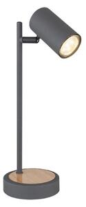 Globo 57910TG - Stolní lampa ROBBY 1xGU10/5W/230V šedá/hnědá