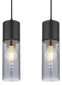 Globo 21000-4HB - Lustr na lanku ANNIKA 4xE27/25W/230V černá