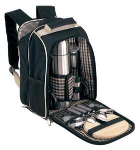 Piknikový batoh chladicí pro 2 osoby - černý