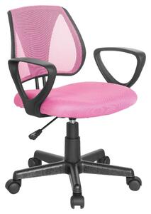 OTOČNÁ ŽIDLE PRO MLÁDEŽ, pink MID.YOU - Online Only psací stoly & židle, Online Only