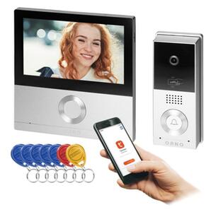 Videozvonek ORNO OR-VID-MS-1078 TALOS 4-drát, Tuya Smart, LCD 7"