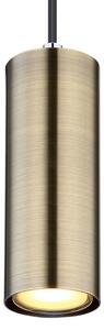 Globo 57911HM - Lustr na lanku ROBBY 1xGU10/35W/230V černá/mosaz