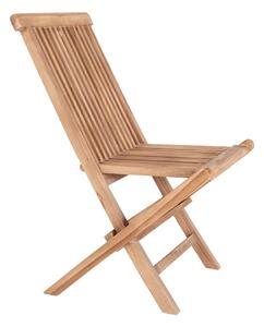 Dřevěné zahradní židle v přírodní barvě v sadě 2 ks Toledo – House Nordic
