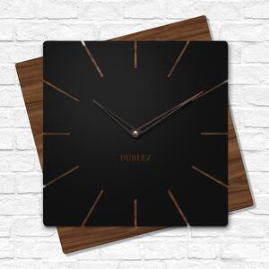 DUBLEZ | Atypické dřevěné hodiny - Diagonála