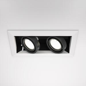 Maytoni Vestavné svítidlo METAL MODERN, 50W, d. 24,5 cm, 2xGU10 Barva: Bílá