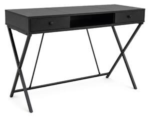 Ak furniture Psací stůl Crossline 120 cm černý