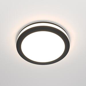 Maytoni Moderní vestavné LED svítidlo PHANTON, 12W, ⌀ 9,5 cm, 3000K Barva: Černá