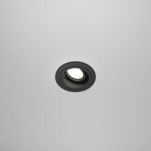 Maytoni Moderní vestavné svítidlo ATOM, 10W, ⌀ 9,5 cm, 1xGU10 Barva: Černá