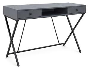 Ak furniture Psací stůl Crossline 120 cm černý/grafit