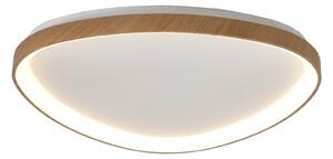 Mantra 8059 Niseko, trojúhelníkové stropní svítidlo s dřevěnou povrchovou úpravou LED 48W 3000K, 61x61cm