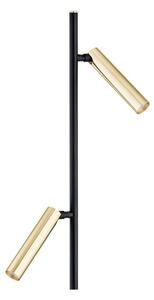Argon 7083 - Stojací lampa TORRE 2xG9/6W/230V černá/mosaz