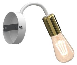 Nástěnná lampa DOW 1xE27/60W/230V bílá/zlatá