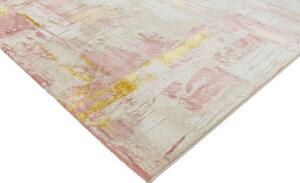 Timzo Moderní kusový koberec Orion OR01 růžový / krémový Rozměr: 80x150 cm