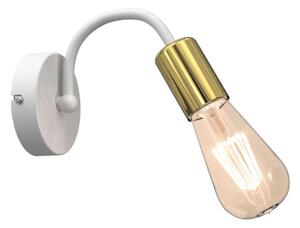Nástěnná lampa DOW 1xE27/60W/230V bílá/zlatá