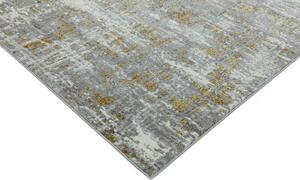 Timzo Moderní kusový koberec Orion OR07 šedý / žlutý Rozměr: 120x170 cm