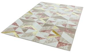 Timzo Moderní kusový koberec Orion OR10 krémový / žlutý Rozměr: 80x150 cm
