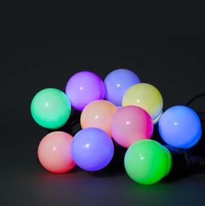 Nedis WIFILP03C10 - LED RGB Dekorační řetěz 10xLED 12m IP65 Wi-Fi Tuya