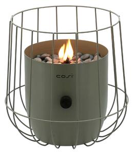Plynová lucerna COSI Cosiscoop Basket, kov olivová ~ Ø26 x výška 31 cm