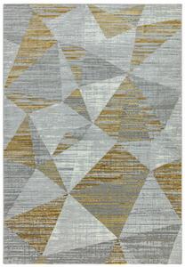 Timzo Moderní kusový koberec Orion OR12 šedý / žlutý Rozměr: 120x170 cm
