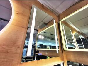 EBS Lumina Zrcadlo 60 x 80 cm se senzorem a hodinami LUMINA6080TIME