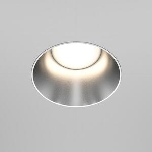 Maytoni Moderní vestavné svítidlo SHARE, 20W, ⌀ 14 cm, 1xGU10 Barva: Stříbrná