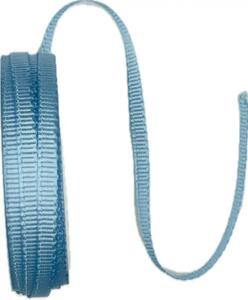 Stuha rypsová ELEGANCE LIGHT BLUE světle modrá 6mm x 6m (3,50 Kč/m)