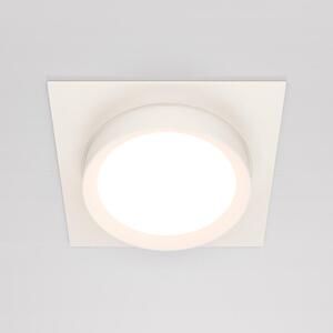 Maytoni Moderní vestavné svítidlo HOOP, 15W, d. 11 cm, 1xGX53 Barva: Bílá