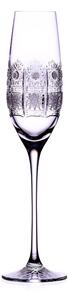 Bohemia Crystal Ručně broušené sklenice na šampaňské PK500 210ml (set