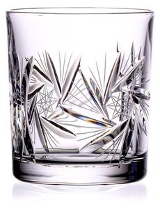 Bohemia Crystal Ručně broušené sklenice na whisky a rum Větrník 320ml