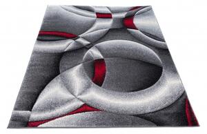 Makro Abra Kusový koberec SUMATRA J386A šedý červený Rozměr: 140x190 cm
