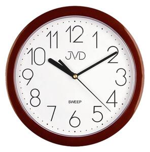 JVD Bordové netikající tiché nástěnné hodiny JVD HP612.16